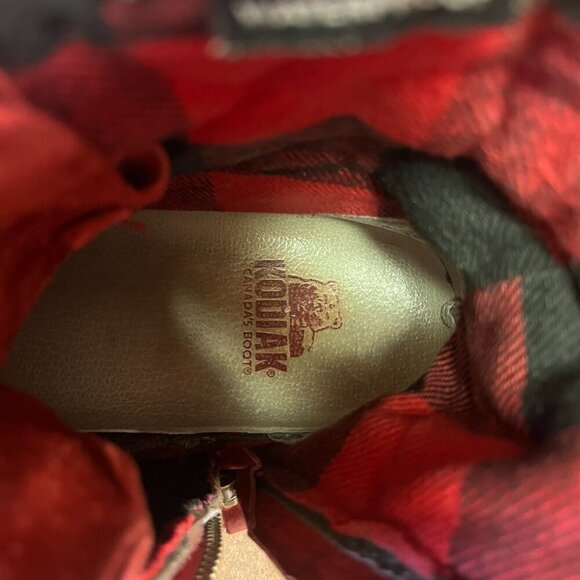 Kodiak Red Leather Combat Moto Ankle Waterproof Boot - Picture 12 of 16